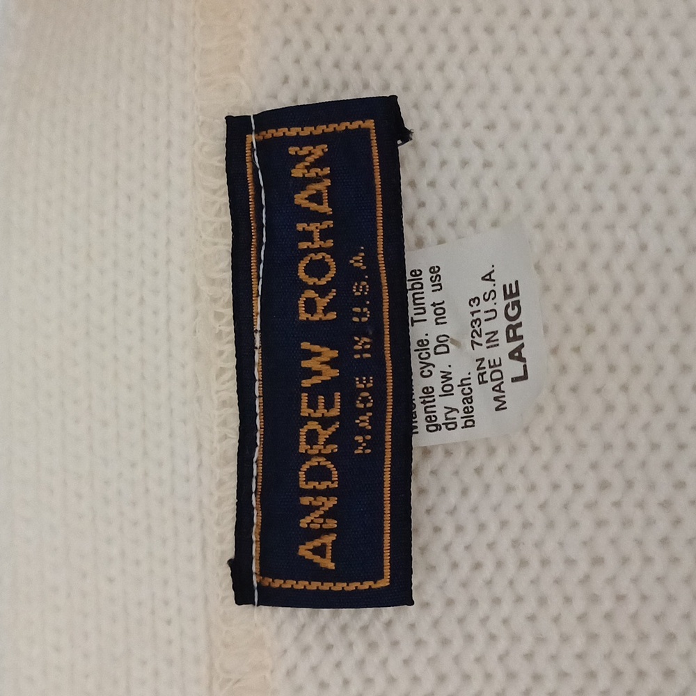 Universal Studios vintage 60's staff poodle school cardigan Andrew Rohan L - Picture 10 of 12
